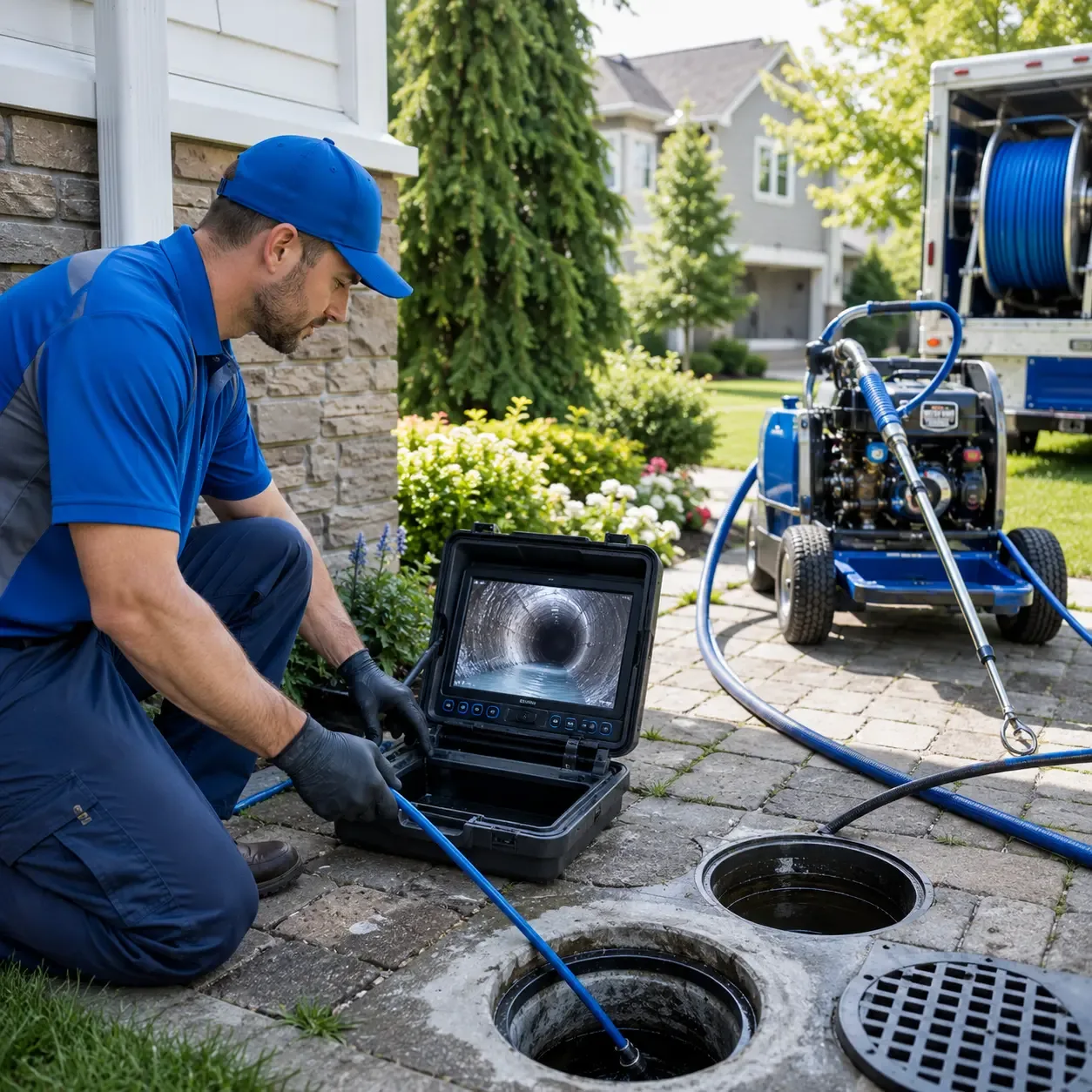 Outdoor drain cleaning professionals serving Voltaire, ND